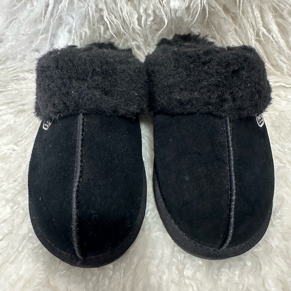 PAWZ Black Kids Slippers